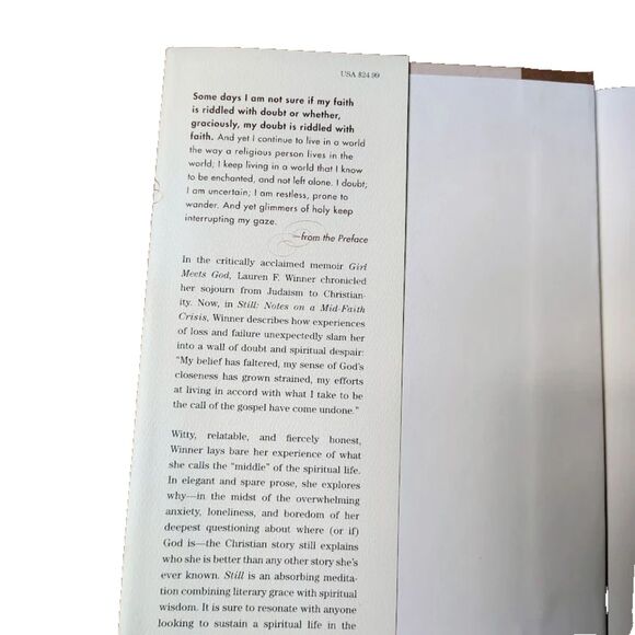 Still: Notes on a Mid-Faith Crisis  Hardcover Book By  Lauren F. Winner - Picture 3 of 6